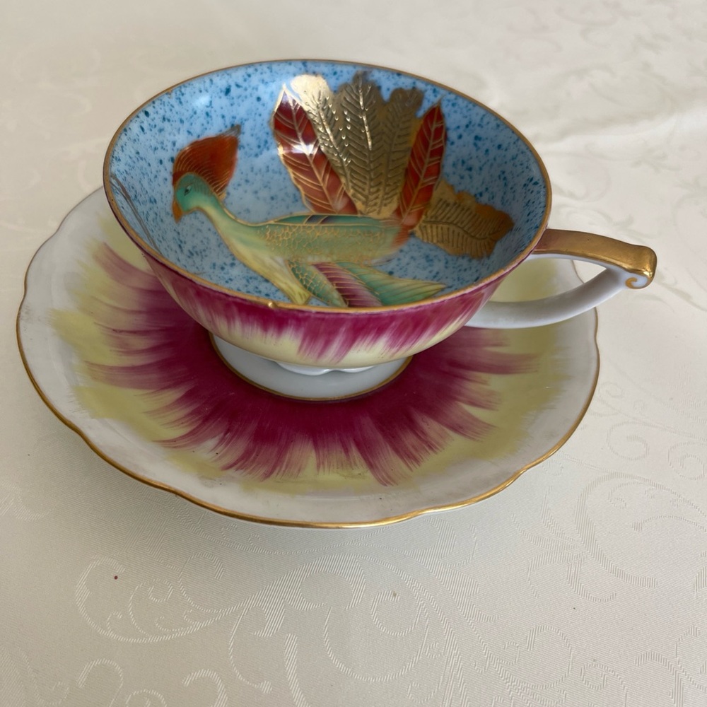 Rare antique China cup & saucer from occupied Japan.